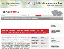 Tablet Screenshot of portalholice.cz